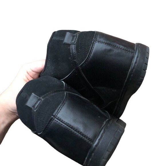 RARE 2013 Nike Dunk Sky High Black Hidden Wedge Heel Size 10 - Picture 12 of 16